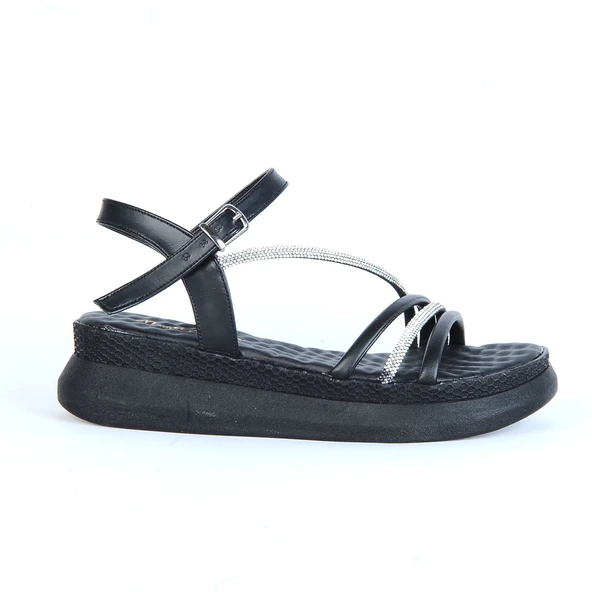 Moda Ayakkabı 01126 Lısa Bayan Sandalet - Resim 8