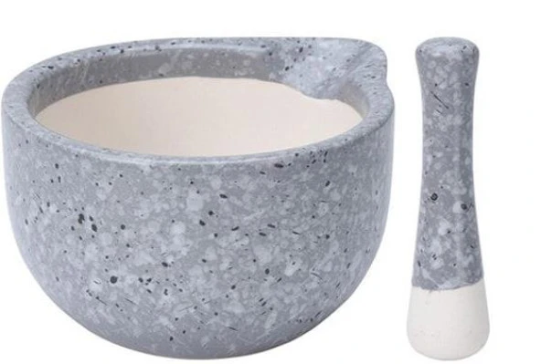 TANTİTONİ STONWARE 330 ML HAVAN GRİ 12,7 X 10,7 X 6,5 CM ürün görseli 1