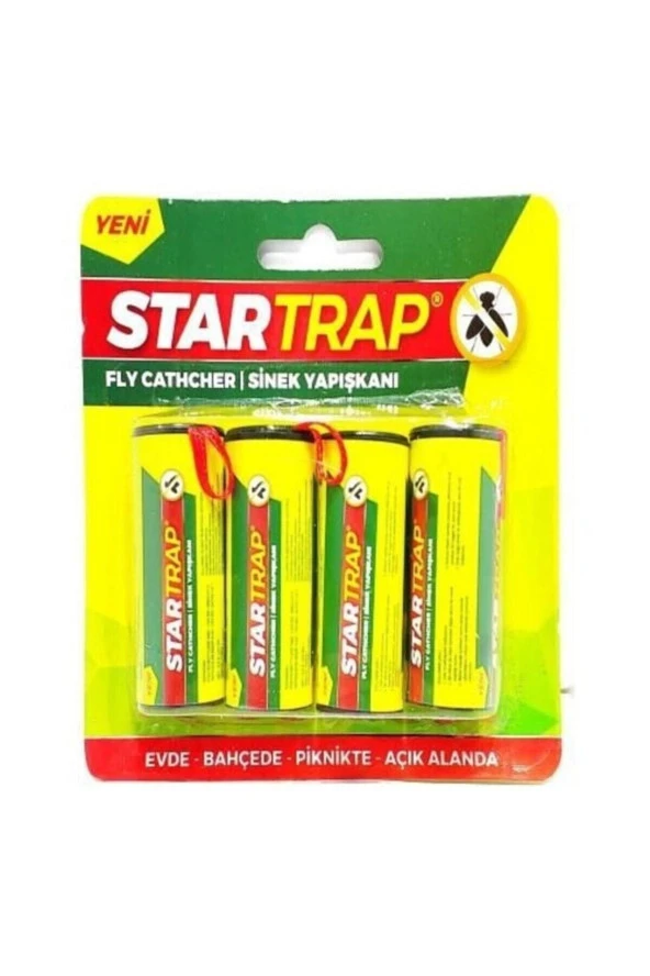 Startrap Yapışkanlı Sinek Bandı 4 Lü SKT: 2027 ürün görseli 1