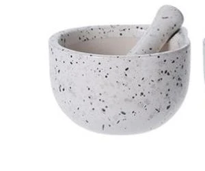 TANTİTONİ STONWARE 330 ML HAVAN BEYAZ 12,7 X 10,7 X 6,5 CM ürün görseli 1