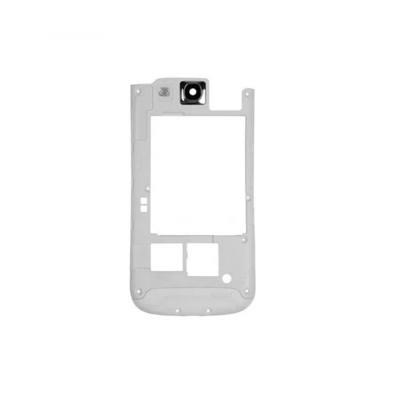 Samsung Uyumlu Galaxy S3 İ9300 Arka Kapak Çerçevesi Beyaz ürün görseli 1
