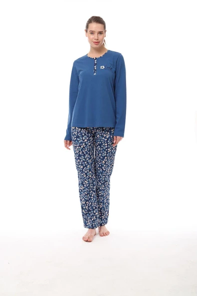 Pijadore 1558 Kadın Uzun Kollu Pijama Takım ürün görseli 1