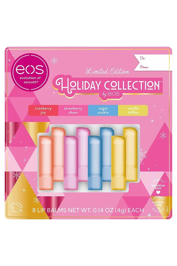 EOS Lip Balm Holiday Collection Dudak Balsamı Çeşit Paketi 8 Adet ürün görseli 1