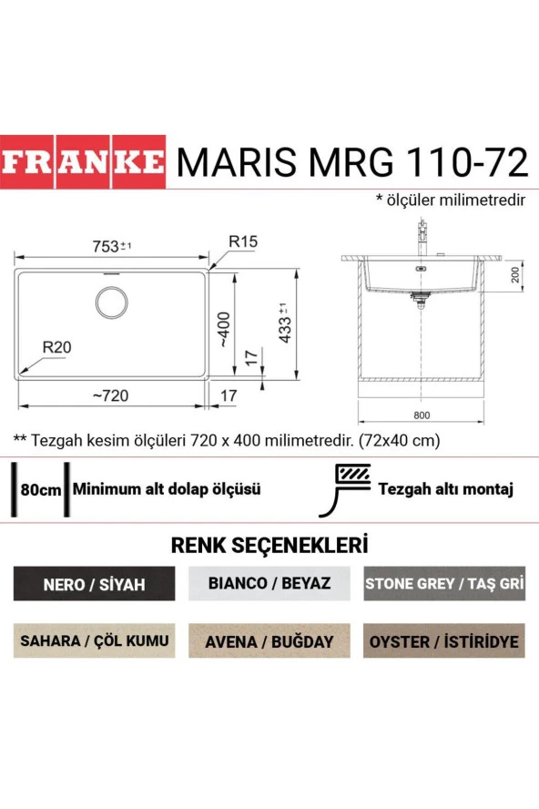 Evye MRG 110-72 Nero - Resim 2