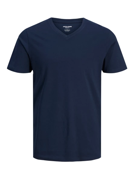 JACK JONES Erkek V Yaka Basic Tişört 12156102 ürün görseli 1