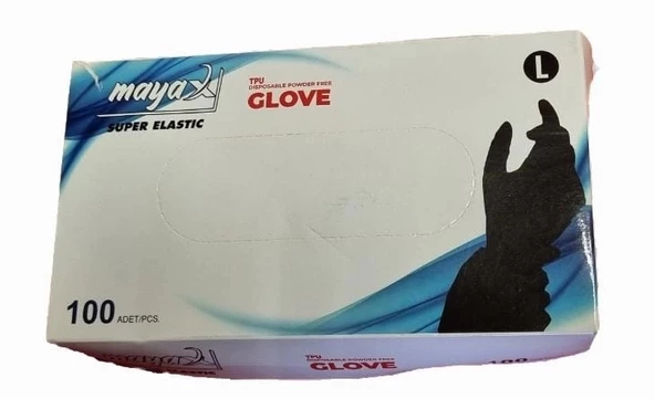 Mayax Süper Elastic Eldiven Glove Tpu 100lü paket ürün görseli 1