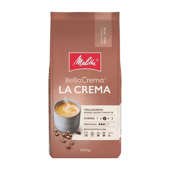 Melitta BellaCrema LaCrema Çekirdek Kahve 1KG ürün görseli 1