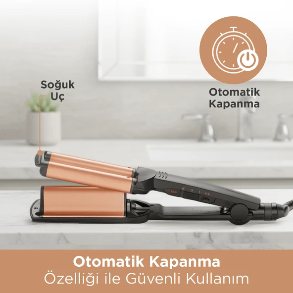 BaByliss W2447E Deep Waves Su Dalgası Saç Maşası - Resim 6