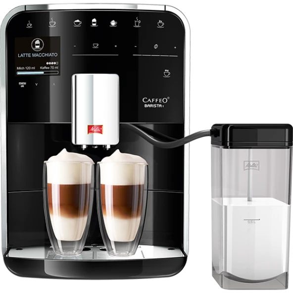 Melitta Caffeo Barista T Smart Tam Otomatik Kahve Makinesi Siyah ürün görseli 1
