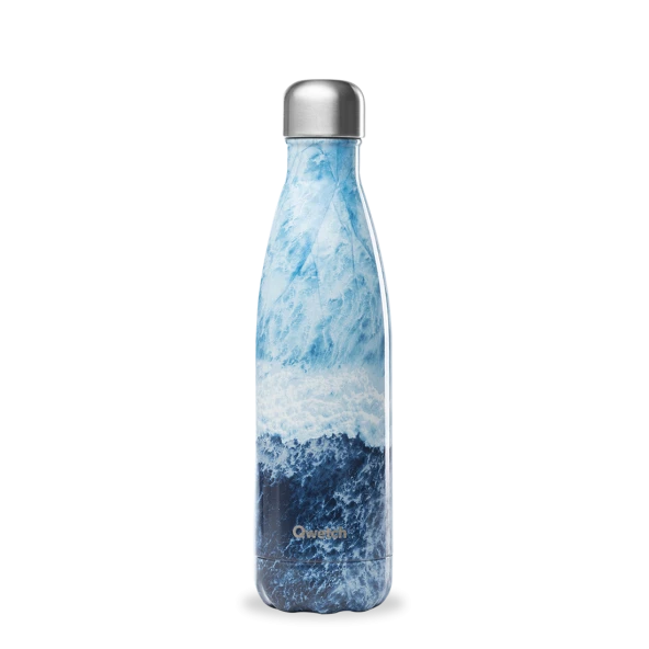 Qwetch QD3130 Özel Tasarımlı Isı Yalıtımlı 500ml Termos - Okyanus Desenli ürün görseli 1