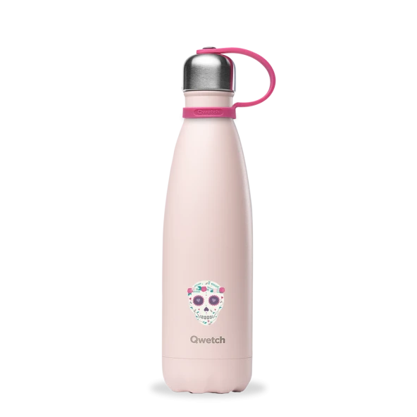 Qwetch QK9003 Kids Isı Yalıtımlı 500ml Termos - Kafatası Desenli ürün görseli 1