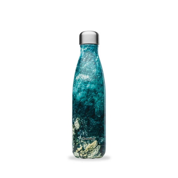 Qwetch QD3438 Özel Tasarımlı Isı Yalıtımlı 500ml Termos - Deniz Desenli ürün görseli 1