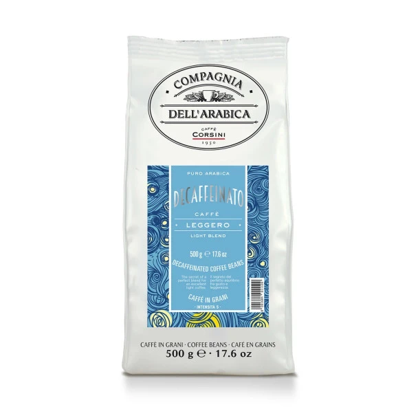 Caffe Corsini Kafeinsiz %100 Arabica Çekirdek Kahve 500GR ürün görseli 1