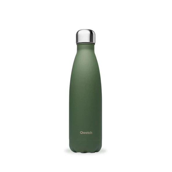 Qwetch QD3122 Isı Yalıtımlı 500ml Termos - Haki - Resim 2