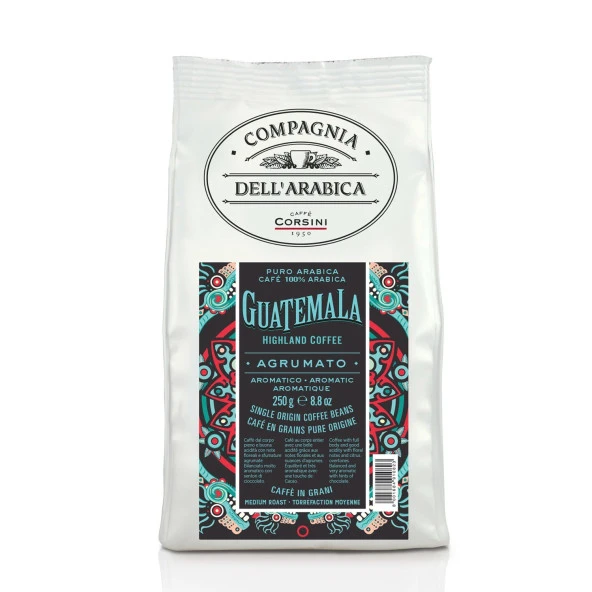 Caffe Corsini Guatemala %100 Arabica Çekirdek Kahve 250GR ürün görseli 1