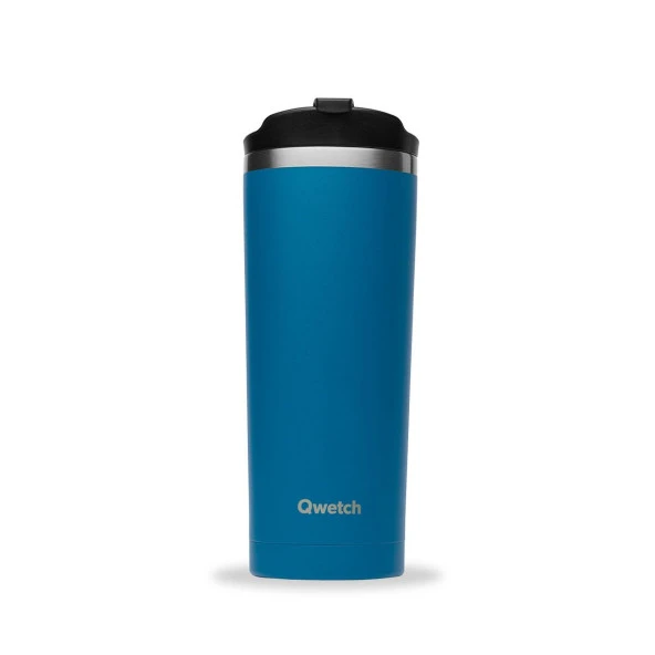 Qwetch QM6096 Isı Yalıtımlı 470ml Termos Mug – Mavi ürün görseli 1