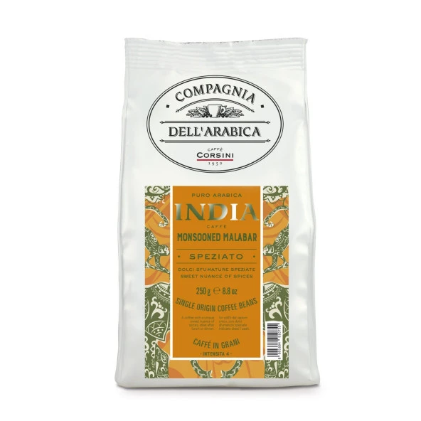 Caffe Corsini Hindistan Monsooned Malaba%100 Arabica Çekirdek Kahve 250GR ürün görseli 1