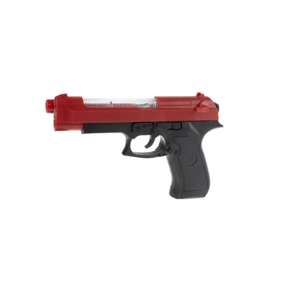 Oyuncak Tabanca Kırmızı Işıklı Sesli 22 Cm ürün görseli 1