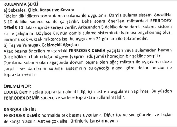 FERRODEX DEMİR 5 Kg Şelatlıdır - Resim 4