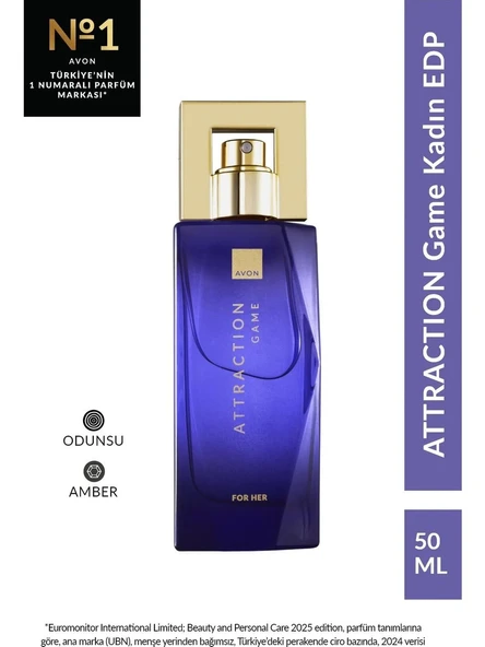 Avon Attraction Game Kadın Parfüm Edp 50 Ml. ürün görseli 1