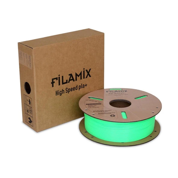 Filamix Yüksek Hızlı Hyper PLA+ Filament 1.75mm 1Kg-Yeşil ürün görseli 1