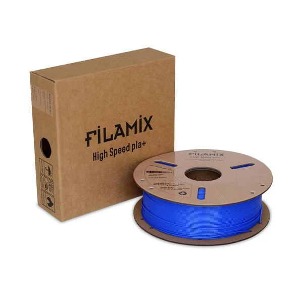 Filamix Yüksek Hızlı Hyper PLA+ Filament 1.75mm 1Kg-Mavi ürün görseli 1