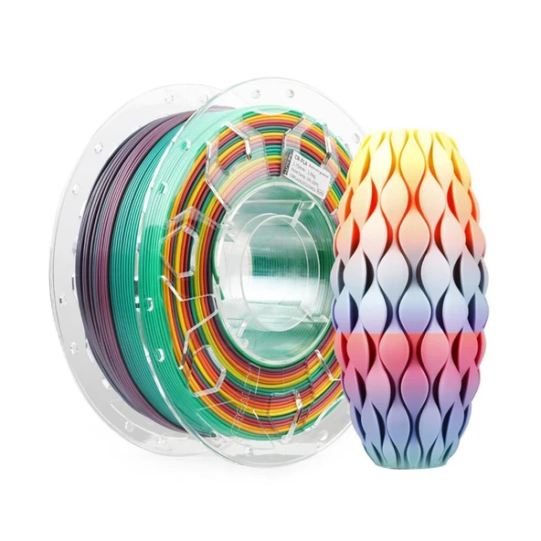 Creality CR-PLA Filament Rainbow 1.75mm 1Kg - Resim 5