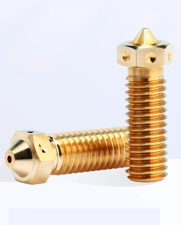 E3D Volcano 4 Nokta Pirinç Nozzle-Sidewinder X1-X2-Genius-Genius Pro-0.4mm ürün görseli 1