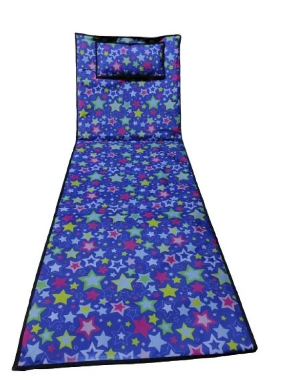 Hobi Store Katlanabilir Çanta Şezlong ( Blue Star ) - Resim 6