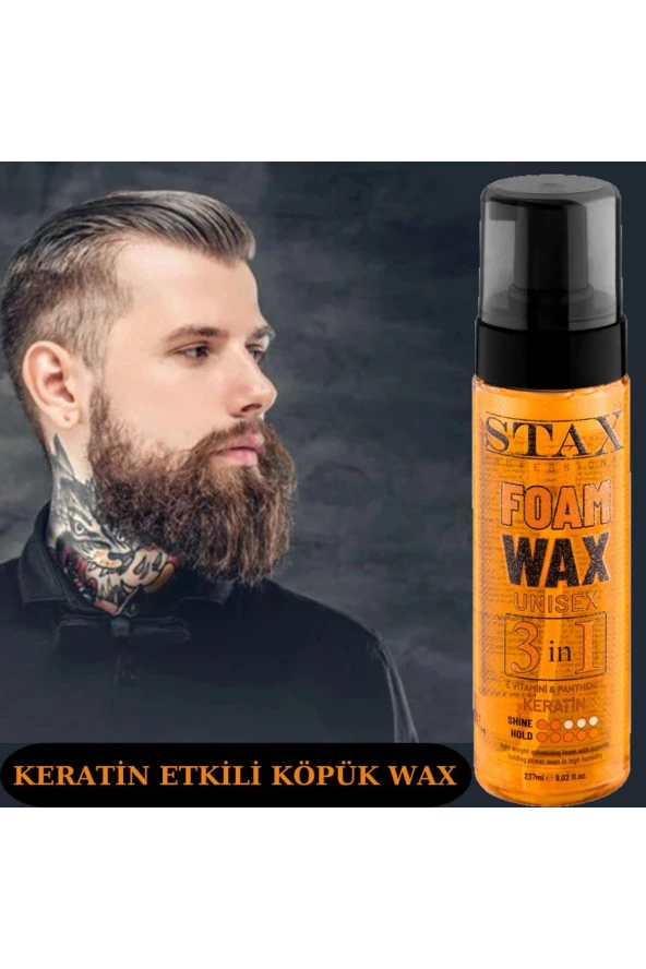 TRISTAX FOAM WAX 3İN1 KERATİN - Resim 2