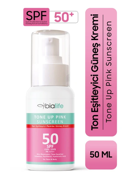 Ton Eşitleyici SPF-50 PEMBE Güneş Kremi - Bialife ürün görseli 1