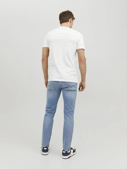 Jack Jones Organık Basıc Erkek Tişört 12156101 - Resim 4