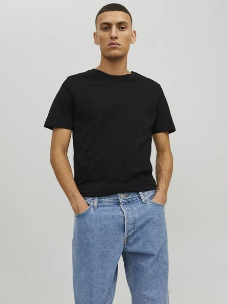 Jack Jones Organık Basıc Erkek Tişört 12156101 - Resim 3