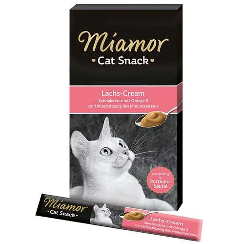 Miamor Lachs-Cream Somonlu Kedi Ödülü 6x15 Gr ürün görseli 1