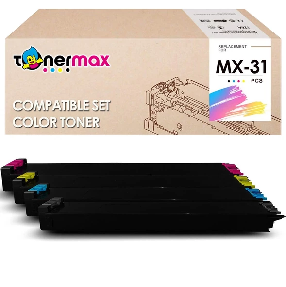 Sharp MX2301n Muadil Toner / Sharp MX31GT Set Muadil Toner ürün görseli 1