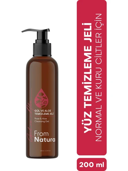 From Natura Gül Aloe Temizleme Jeli 200 ml ürün görseli 1