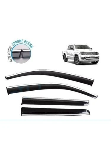 SUNPLEX Vw amarok cam rüzgarlığı krom çıtalı 2009 / 2021 sunplex ürün görseli 1