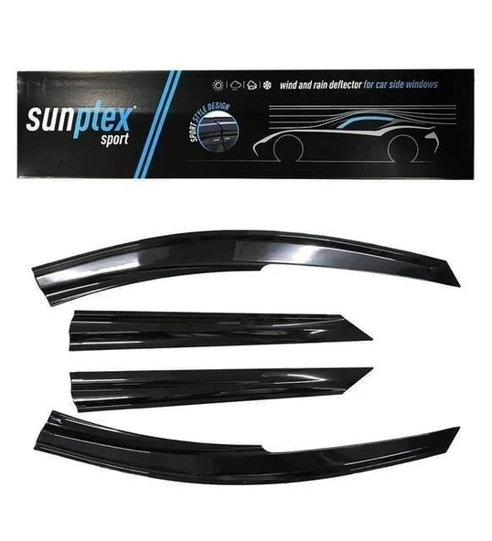 SUNPLEX Vw caddy cam rüzgarlığı mugen tip sunplex 2021+ 2Li ürün görseli 1