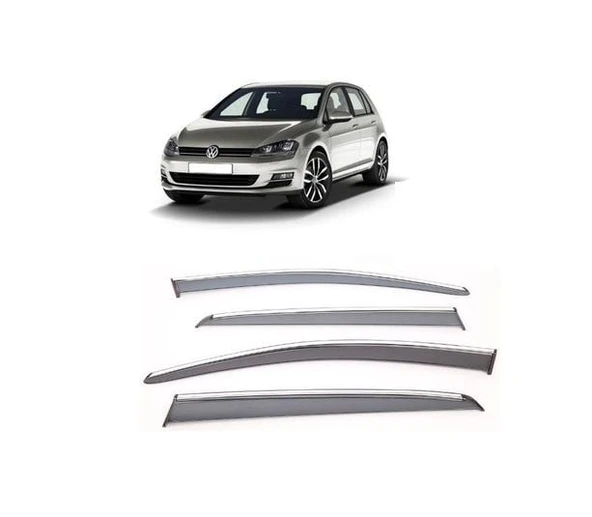 SUNPLEX Vw golf 7 cam rüzgarlığı krom çıtalı sunplex ürün görseli 1