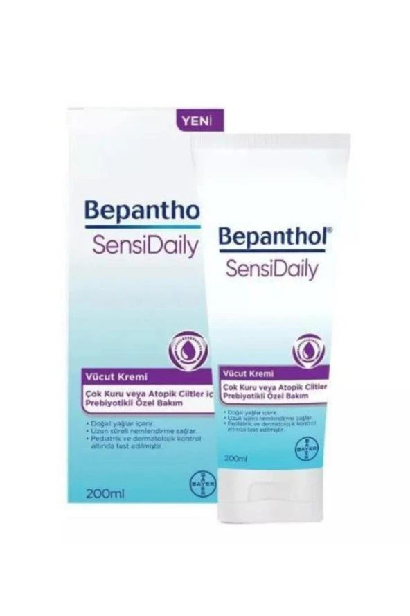 Bepanthol SensiDaily Vücut Kremi 200ml ürün görseli 1