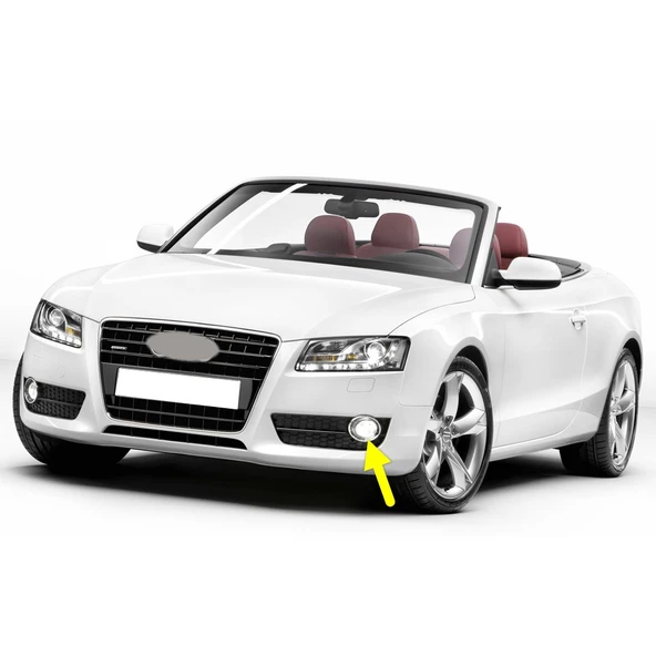 Audi A5 Cabriolet 2010-2011 Ön Tampon Sol Sis Farı Lambası 8T0941699E ürün görseli 1