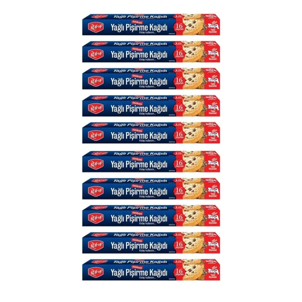 Roll-Up Yağlı Fırın Tepsi Pişirme Kızartma Kağıdı - 37x42 Cm. - 16 Yaprak - 10 Kutu ürün görseli 1