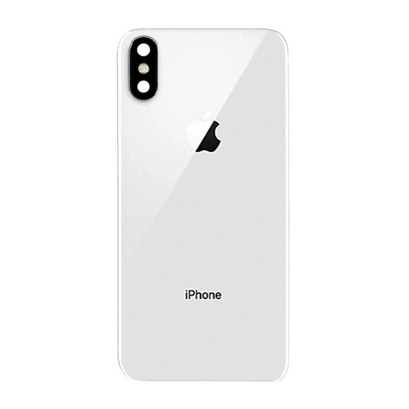 İphone Xs Max Uyumlu Arka Kapak Kamera Camlı - Beyaz ürün görseli 1
