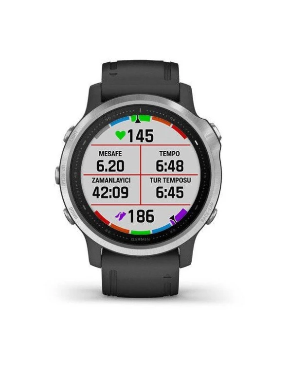 Cda Store Garmin fenix 6s Uyumlu  2 Adet Şeffaf Ekran koruyucu Nano Jelatin ürün görseli 1