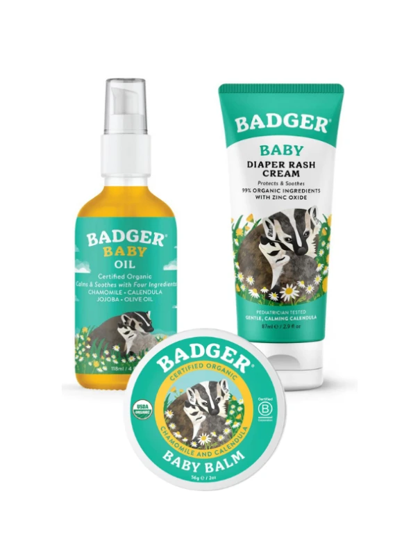 Badger Organik Bebek Hediye Seti ürün görseli 1