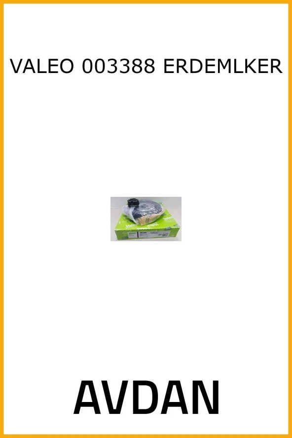 Orjinal Valeo 003388 - Renault R 12 De8 Debrıyaj Setı R12 1,4 ürün görseli 1