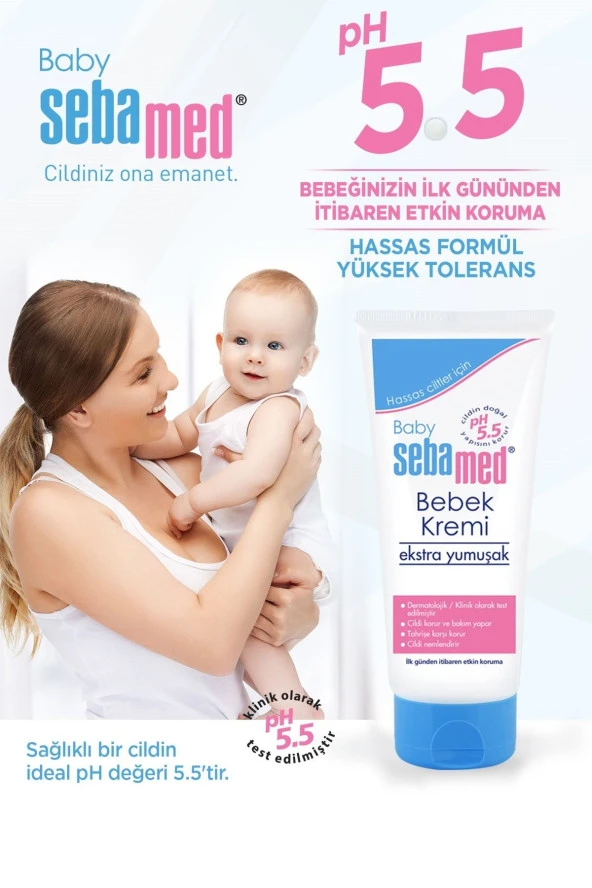 SEBAMED BABY BEBEK KREMİ 200 ML ürün görseli 1