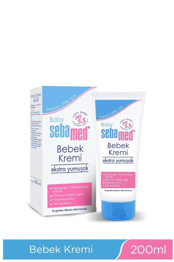 SEBAMED BABY BEBEK KREMİ 200 ML - Resim 3