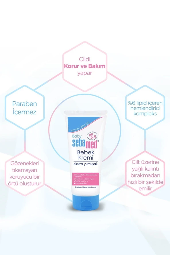 SEBAMED BABY BEBEK KREMİ 200 ML - Resim 6