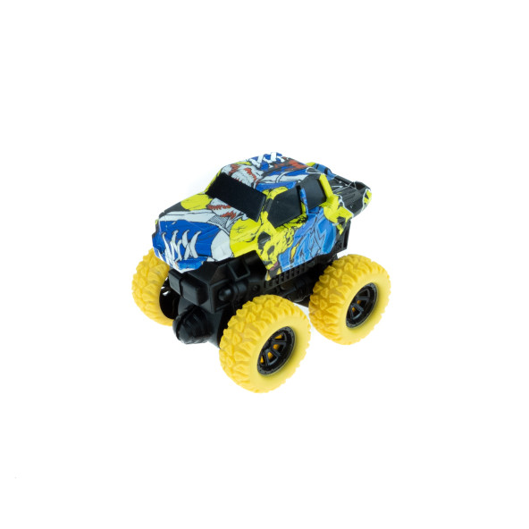 Oyuncak Mini Ofroad Araba Sürtmeli Kamuflaj Kaplama Araba 10 Cm ürün görseli 1